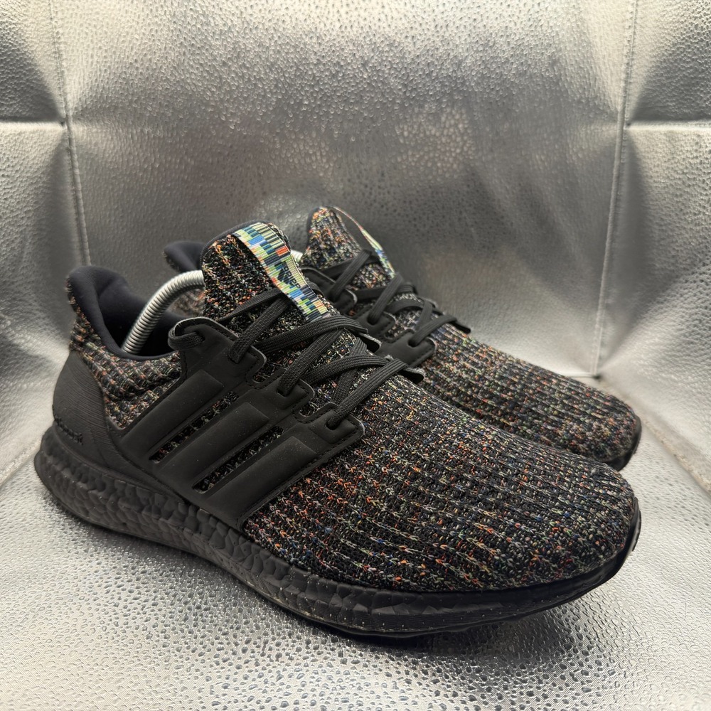 Size 10 Adidas Ultra Boost 3 Static Multicolor Mens Lace-Up Running Shoes G54001